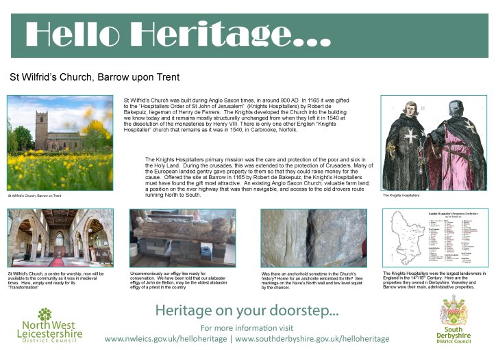 Hello Heritage Barrow on Trent North West Leicestershire